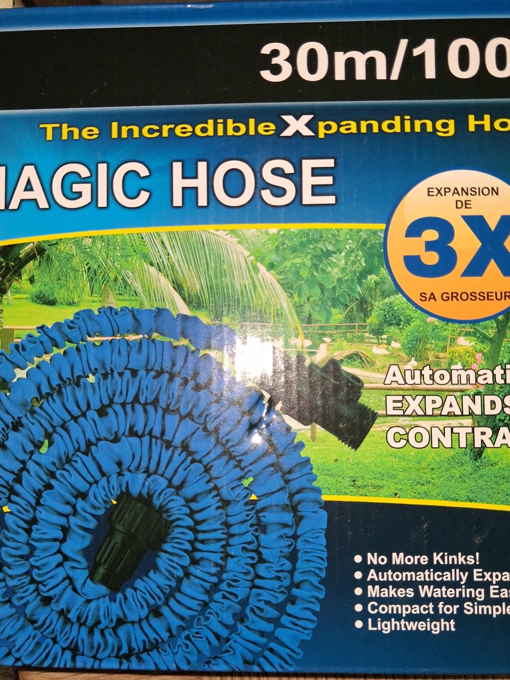 Expandable Garden Hose - Blue